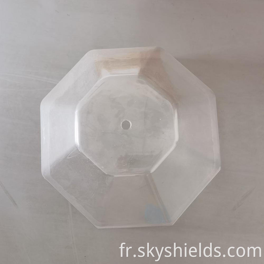 Transparent acrylic pc extrusion plastic diffuser lamp cover